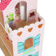 Aga MDF Dollhouse with furniture 70 cm Pink LED