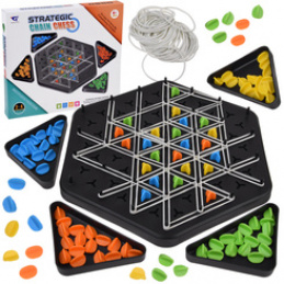 Strategic Game Chain Chess - Capture as Many Triangles as Possible! GR0764 universal