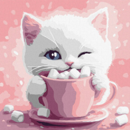 Painting by numbers 30x30cm KHO6716 Cocoa for Cat AP0089 universal