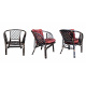 Aga Ratan Set Bahama Dark Brown/Red