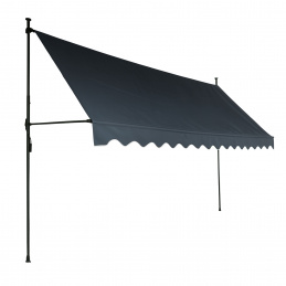 Aga Telescopic Awning 350x120 cm Grey