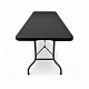 Aga Garden Folding Table 180x74x74 cm Black