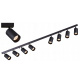 Track lamp GU10 VIKI-L 8 - black