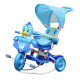 3-Wheel Balance Bike for Kids Kačenka Blue + Sounds + Canopy + Barrier + Footrest + Handle + Storage Space