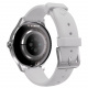 Smartwatch Garett Viva Silver with a steel strap