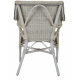 Aga Rattan set LARUS White Maroon