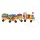 Aga Folding Wooden Train + Wagons