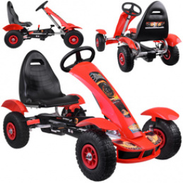 Sports Go-kart Green with Pedals Inflatable Wheels SP0209 Universal