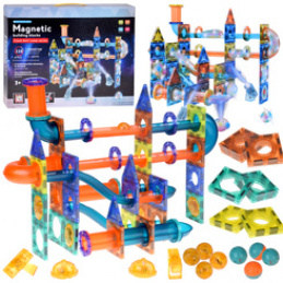 GLOWING Magnetic 3D Blocks - Build a Marble Run KULODROM 116-pieces ZA5894 Universal