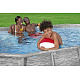 Power Steel Swim Vista Pool with Window 427x250x100 14x8FT BESTWAY 7in1