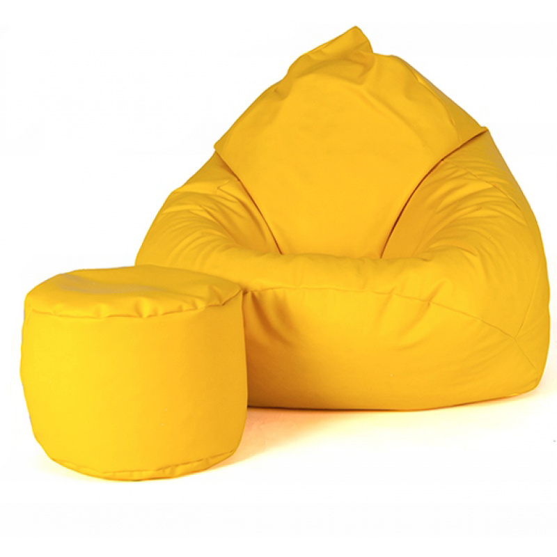 Aga Sofa bag XXXL + footrest Yellow