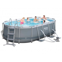 Bestway Power Steel Oval 4,88 x 3,05 x 1,07 m 56448 + Cartridge filtration