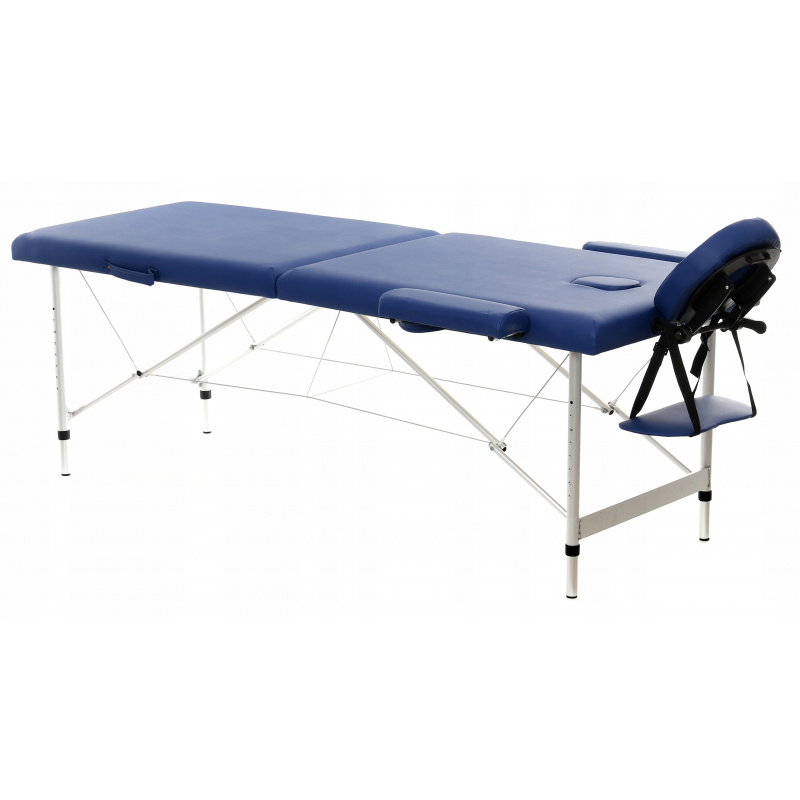 Aga Aluminum massage lounger AT201 Dark Blue