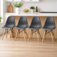 Aga 4x Dining Chair Grey