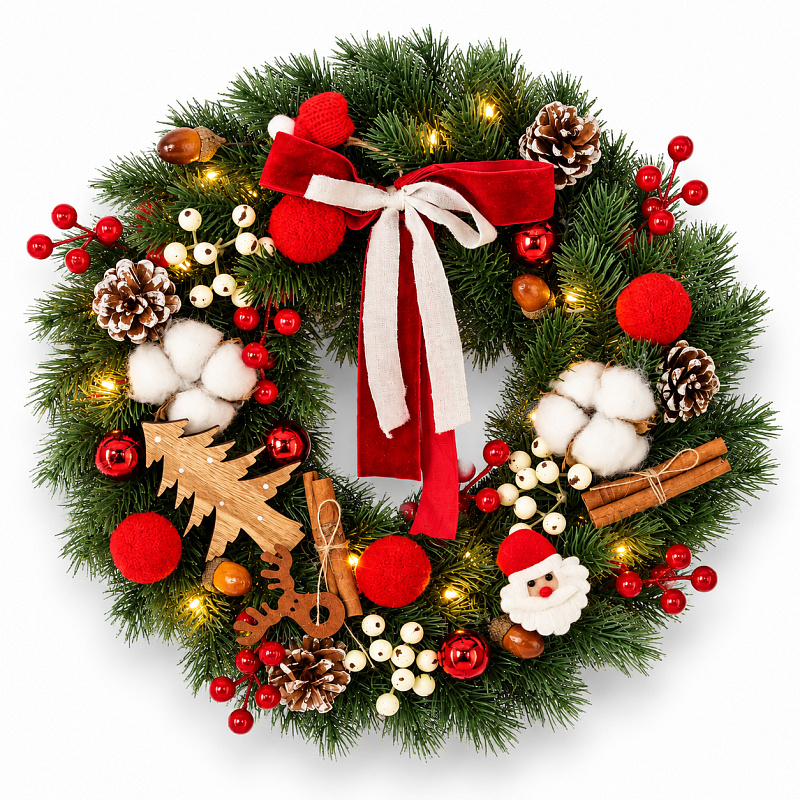 Aga Christmas LED wreath 40 cm LED5893