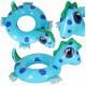 Inflatable dinosaur swim ring 50 cm