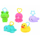 Rubber animals with fishing rod ZA3512