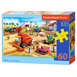 60-piece Puzzle Work on the Farm universal