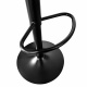 Aga Bar Chair Black/White-Black