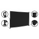 Aga Side Awning 1.5x3 m Black