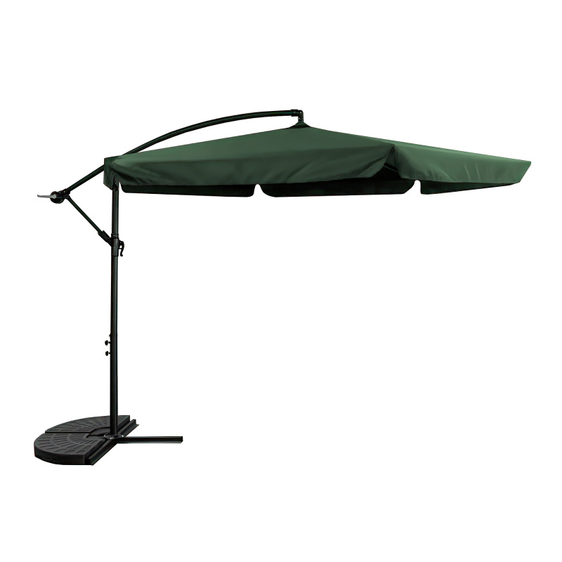 Aga Garden Cantilever Umbrella 300 cm Dark Green