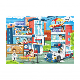 Aga4Kids Children's Puzzle Hospital 172 pieces