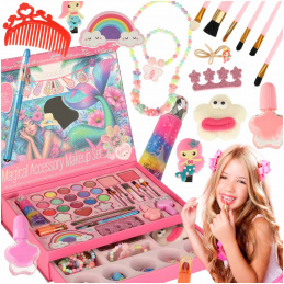 Makeup and Nail Set cosmetics cosmetics shadows polishes drawers mermaid