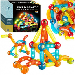 L73H MAGNETIC GLOWING FLUO DICE 52PCS