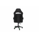 Aga Office chair Black - Green with footrest