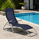 Aga Garden Lounger SIESTA Dark Blue