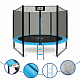 Aga SPORT PRO Trampoline 305 cm Light Blue + Safety Net + Ladder