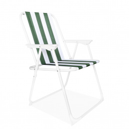 Aga Folding Chair OXFORD MR2125 Green with Stripes