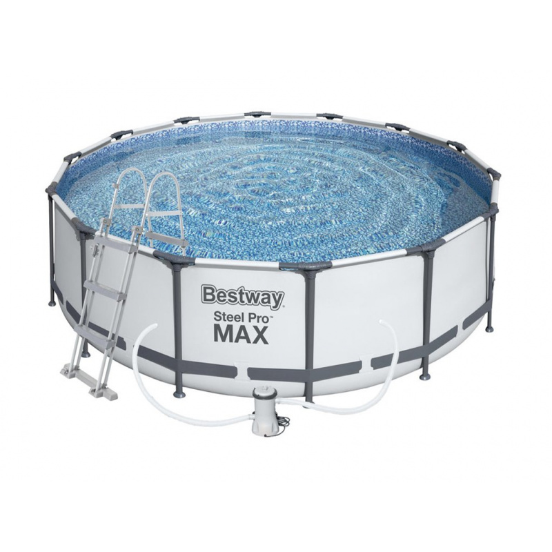 Bestway Steel Pro Max 3.66 x 1 m + Cartridge Filter + Ladder 2DAZ123