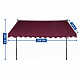 Aga Telescopic Awning 350x120 cm Burgundy