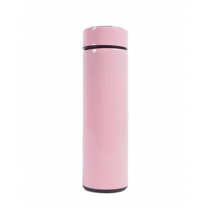 Aga Thermos with Thermometer 500 ml Pink