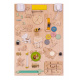 Aga Double-Sided Wooden Manipulative Board ZOO
