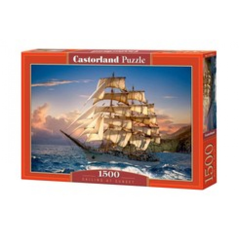 CASTORLAND Puzzle 1500 pieces - Sailing at sunset
