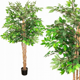 Artificial Ficus Plant in Pot Green - 160 cm