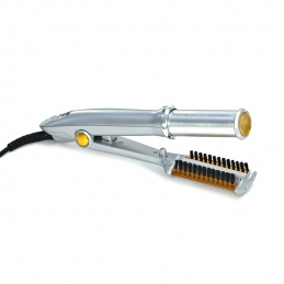 K316 HAIR STRAIGHTENER CURLING IRON BRUSH 3IN1