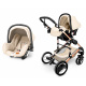 Kiduku Combination Stroller 3in1 Beige