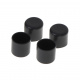 Aga Furniture Leg Caps for Chairs 22 mm Black