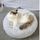 Furry dog bed, gray 22759 universal
