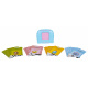 Set of educational cards for learning