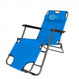 L66B2 GARDEN LOUNGER 3 POSITIONS. BLUE