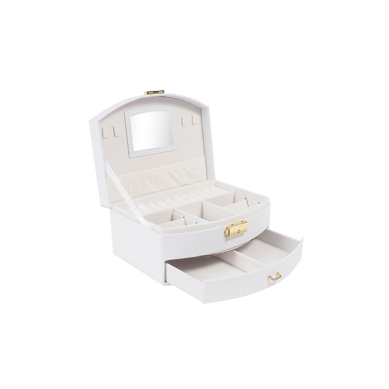 Aga Jewelry Box 20x16x10 cm White DAZ886