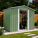 Aga Garden Shed 236x174x190 cm Light Green