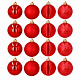 Aga Christmas baubles MIX 6cm 16pcs GIF5077