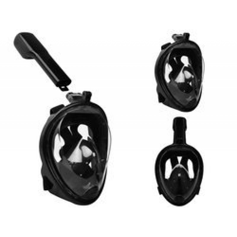 Face snorkelling mask L/XL Black ISO