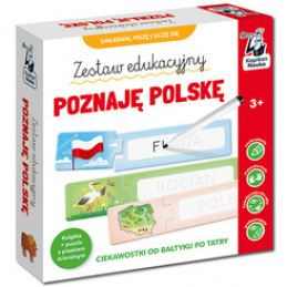 Captain Science Educational Set.I am getting to know Poland.Book+puzzle for writing KS1220 universal