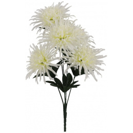 Bouquet of artificial flowers white Chrysanthemums - 60 cm